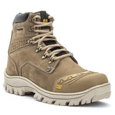Bota 2190 Creme Nobuck Bico PVC