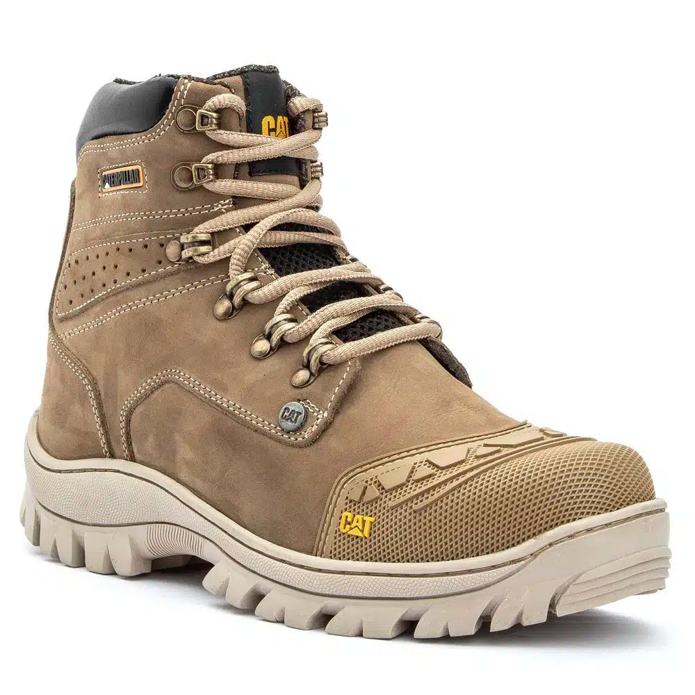 Bota 2190 Creme Nobuck Bico PVC