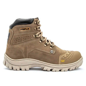 Bota 2190 Creme Nobuck Bico PVC