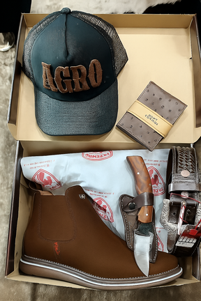 KIT TEXANO OFICIAL ESTILO RESPEITO E ATITUDE